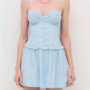 For Love & Lemons Marlowe Mini Dress